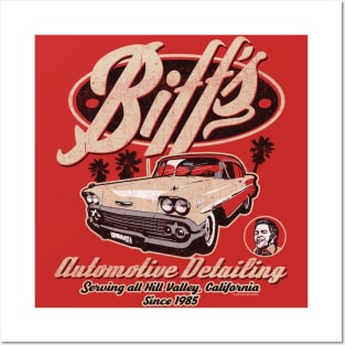 Biff's Auto Detailing Classic Car Worn Posters and Art